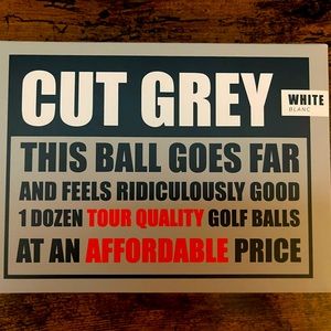 Cut Golf, Golf Balls: Tour-Quality Urethane Cover | 12-Pack |